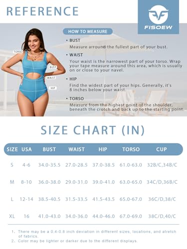 Fisoew Womens One Piece Swimsuits Cut Out Tummy Control High Cut Slimming Adjustable Strap Textured Bathing Suit2