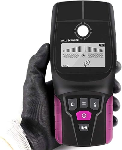 MASKIS Detector de Pared, Escáner de Pared Multifuncional, hasta 110 Mm, Buscador de Metales para Tuberías de Agua de PVC con Cable Vivo, Adecuado para Detectar Cables de Metal, Madera Y CA Ocultos