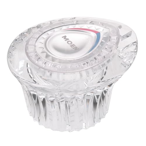 Moen 98039 Chateau Acrylic Knob Handle Replacement Kit for Single-Handle Tub/Shower Clear
