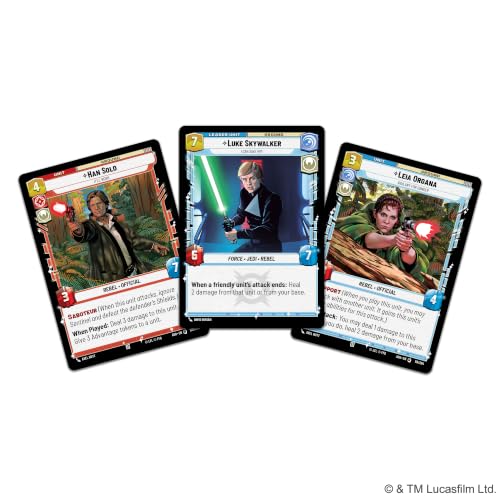 Star Wars: Unlimited TCG Ashes of the Empire Luke Skywalker Spotlight Deck by Asmodee - Used condition - Image 3