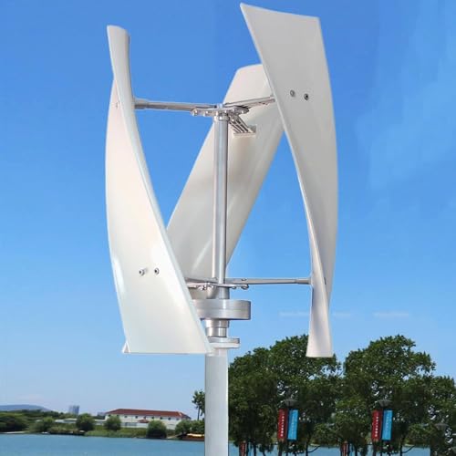 8000W Vertical Wind Turbine Kit for Home, 3000W/8000W Spiral Design, Three-Phase Generator with Controller, Ideal for Industrial Energy Solutions, 48V System