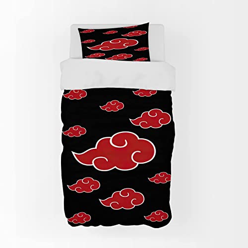 Revna Anime Bettwäsche 135x200 cm Kinderbettwäsche Mikrofaser Bettbezug...