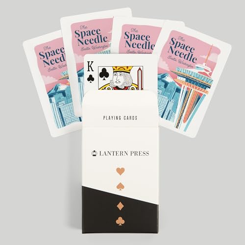 Lantern Press naipes póker tamaño estándar 52 unidades miniatura 6