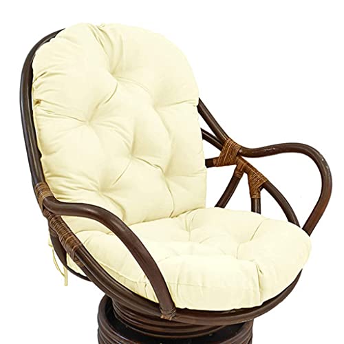 Coussin de rechange pour chaise à bascule et fauteuil de jardin pivotant extérieur