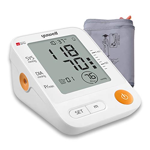 Blood Pressure Monitor Upper Arm Cuff, Extra Large Blood Pressure Cuff for Home Use, Automatic Digital Blood Pressure Machine with LCD Backlit Display
