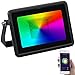 Produktbild Luminea Home Control RGB Strahler: WLAN-RGB-CCT-Fluter, App, Sprachsteuerung, 1.500 lm, 20 W, IP65 (Strahler LED, RGB-LED-Fluter, iPhone wasserdicht)
