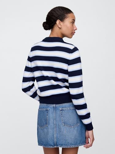 GAP Women's High Neck Cotton Crew Sweater2