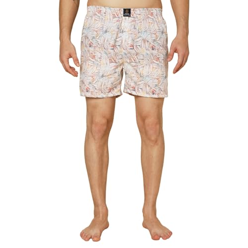 Image of Urban Scottish Ultra-Comfortable Men's Boxer Pants (Pack of 5) - 100% Cotton Material with A Stylish Print - Soft and Stretchy Elastic Waist Band - Dynamic Movement and Hardwearing Stitching