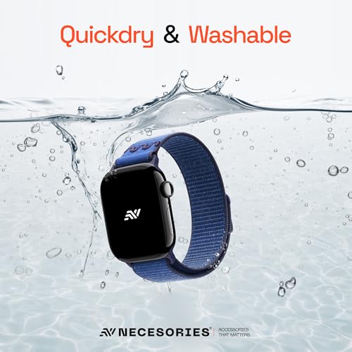 Image of Velcro Sport Nylon Strap Compatible with Apple Watch Strap Ultra 3 /2 /1(49mm), Series 11 /10(46mm), Series 9 /8 /7(45mm), SE3 /SE2 /Series6 /5 /4(44mm),unisex