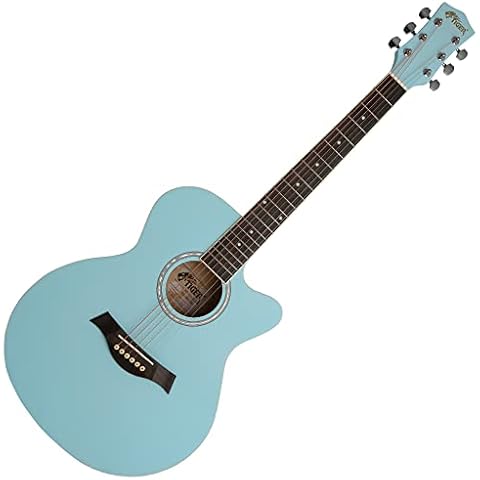 TIGER ACG1-LBL-SM Acoustic Guitar - Matte Baby Blue Cover