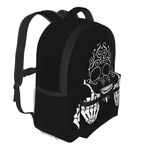 Kid's Mini Backpack 12 inch funny skull Backpack Schoolbag Preschool Kindergarten Children Bag Nursery Travel Bag for Toddler Boys Girls Age 3-72