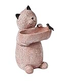 Cat Garden Statue Outdoor Decor, Cat Sculptures Figurine Decorations Gardening Lawn Ornament Décor G