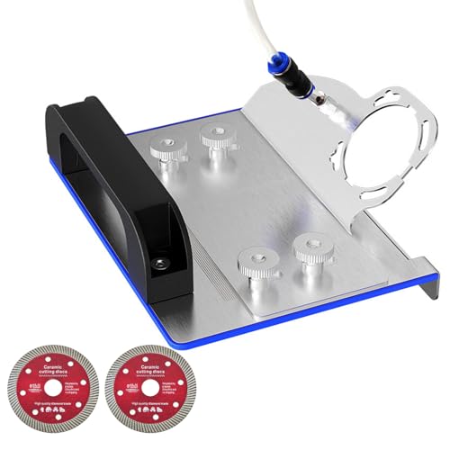 Image of 45 Degree Tile Chamfering Tool, Angle Grinder Stand for 45 Tile Cutting, Tile Cutter Tools Compatible with 100-Type Angle Grinders, Angle Grinder Attachments for Chamfering