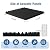 50 Pack Sound Proof Foam Panels,12"×12"×1" Acoustic Foam Panels, High Density Soundproof Wall Panels for Home Office Recoding Studio,With 250PCS Adhesive Stickers (Black, 50 Pack)