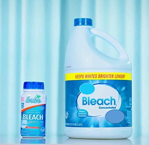 Evolve Concentrated Bleach Tablet 32 Ct Fresh Lemon (1 Pack) #TOP5