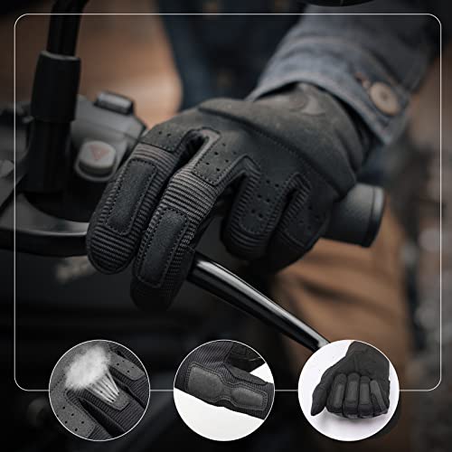 ROCKBROS Guanti per Moto Uomo Donna, Guanti da