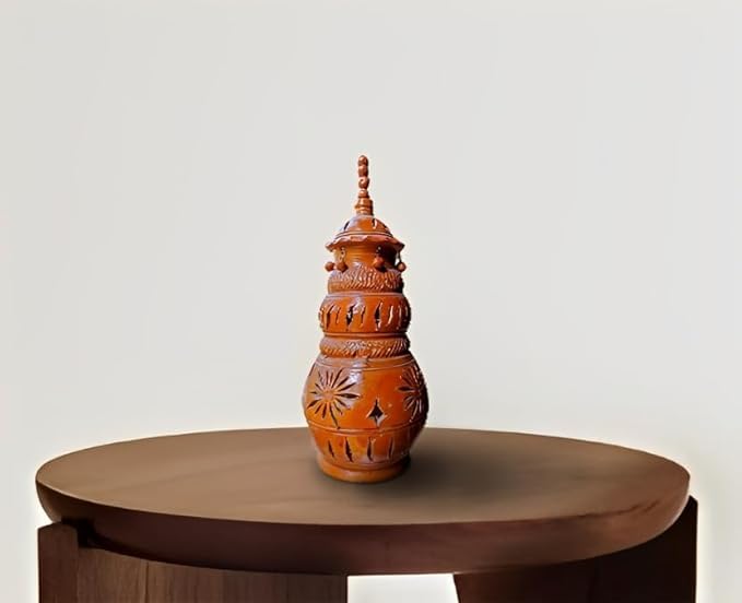 Buy Gachwala Terracotta Lanterns for Home Decor, Pack of 1 (24x9 Cm