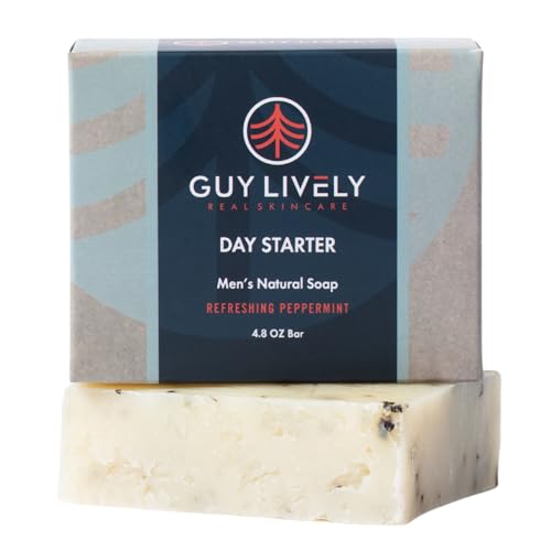 Day Starter Natural Peppermint Exfoliating Soap Bar