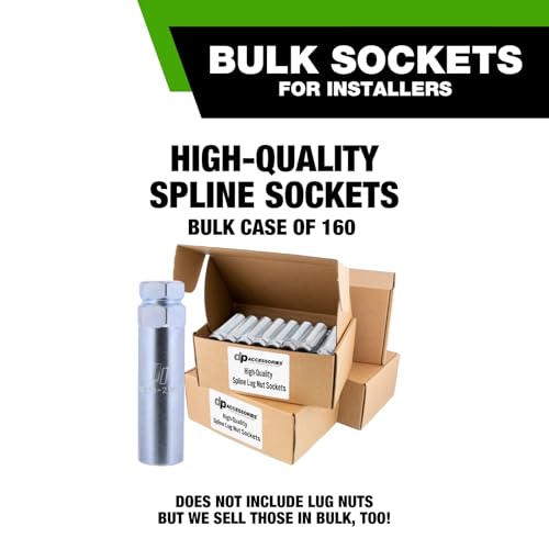 Image of DPAccessories 6-Spline Tool Socket Adapter for Large Duplex Spline Lug Nuts (13 /16 inch & 7 /8 inch Hex) - Bulk Case of 160 - DST23-2122Z /160