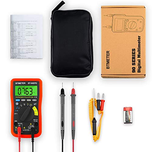 Bluetooth APP Digital Multimeter - BTMETER BT-90EPD Auto Ranging Multi-Tester 4000 Counts Data Logging on Mobile Phone for AC/DC Voltage Current Resistance Temperature by BTMETER - Image 8