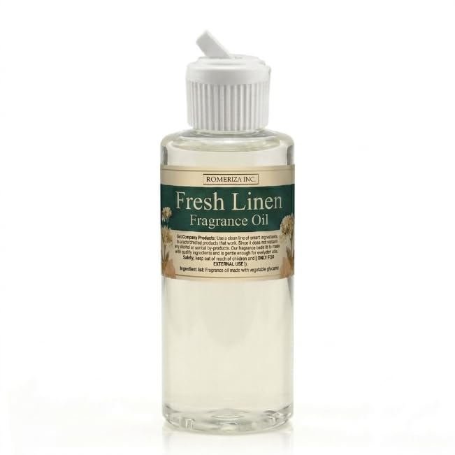 1 Fl Oz Fresh Linen Fragrance Body Oil In Plastic Bottle,