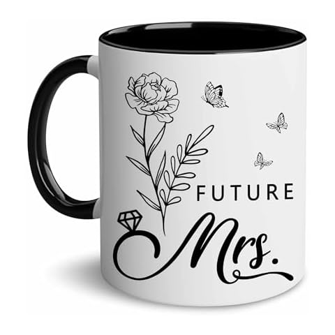 VUNVUT86 Bride To Be Future Mrs Mug Cover