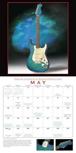 2026 Fender(r) Custom Shop Guitars Wall Calendar