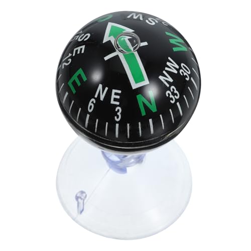 ABOOFAN Car Dashboard Compass Ball Portable Compass for Boats and Vehicles Stylish Design Compact Automotive Navigation Tool for Easy Direction Finding