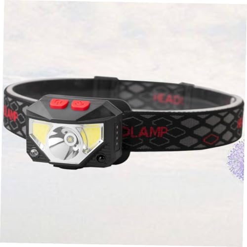 Linterna frontal LED Mikinona recargable USB con luz roja y sensor 2