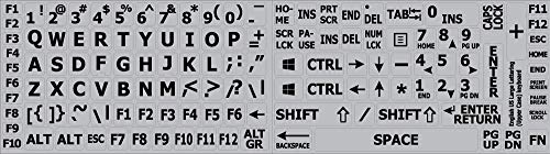 Stickers grandes para teclado en inglés US fondo gris miniatura 2