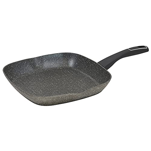 Bergner Sarten Asador 28X28X4.5Cm Aluminio Forjado, Inducción, Colección Mercury