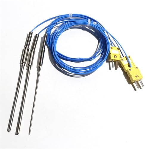 Sonda blindada tipo K flexible WRNK-191 con cable termopar de 3 metros
