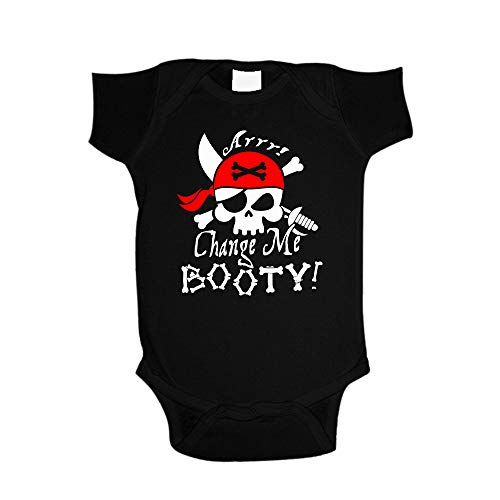 Change Me Booty Pirate Baby Bodysuit Romper One Piece or Toddler T-Shirt