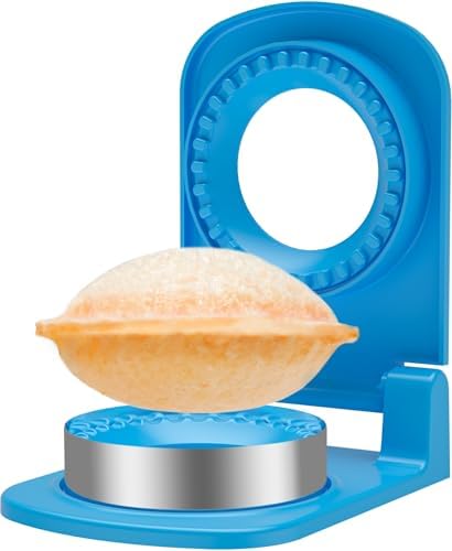 Metal Sandwich Cutter and Sealer - Round Crustless Sandwich Cutter for Peanut Butter and Jelly Sandwich Maker, PB&J Snacks Party Food Prep