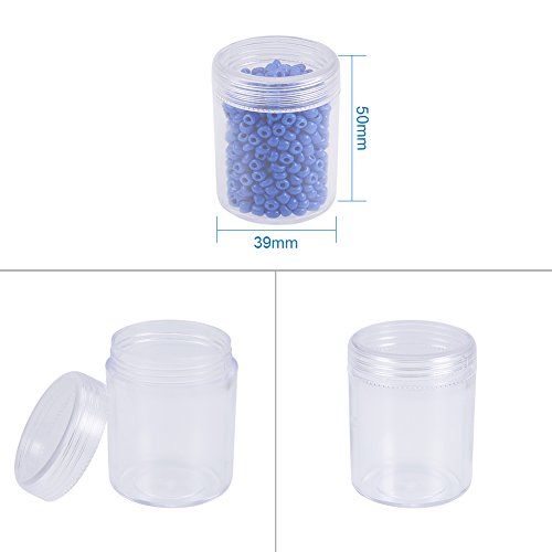 Image of BENECREAT 27 Pack Mixed Size Rectangle Mini Clear Plastic Bead Storage Containers Box Case with lid for Items,Pills,Herbs,Tiny Bead,Jewerlry Findings, and Other Small Items