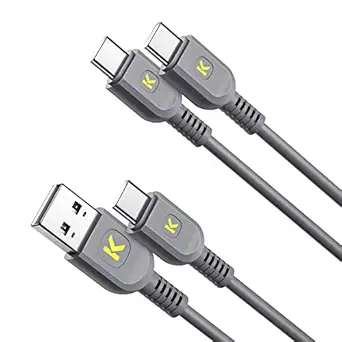 Fanttik USB C to USB C Cable(65W) & USB A to USB C Cable (18W), for iPhone 15/15Pro,MacBook Pro 2020, iPad Pro 2020, iPad Air 4, Samsung Galaxy S23+/S23 Ultra/S22 Ultra