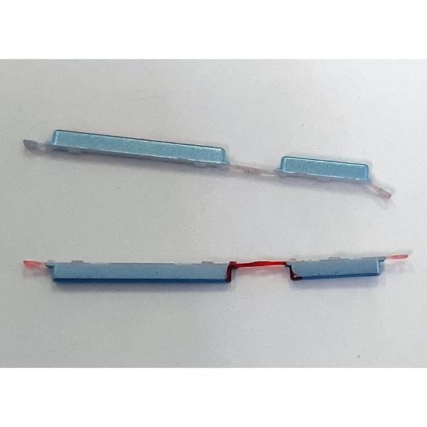 Replacement Switch Side Power On Off Lock Button & Volume Key Button Part Compatible with Oppo A15 A15s - Black-image-0