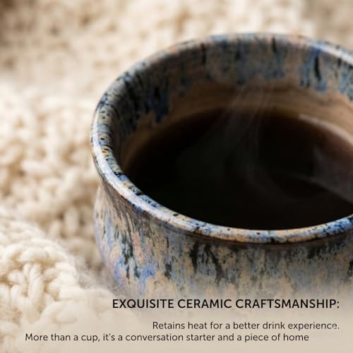 Vaso de Espresso Cerámico Doble Shot Azul miniatura 6