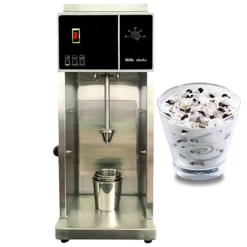 Yogurt Mixer 500W, Joghurt-Milchshake-Eiscreme-Mischmaschine 3200 U/Min, Stufenlose Geschwindigkeitseinstellung,220V