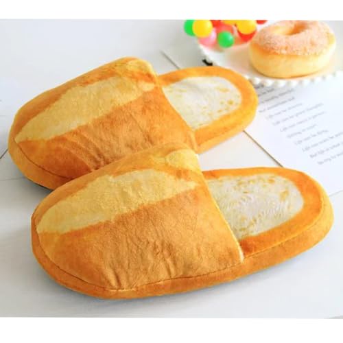 Bread Slippers,Winter Home Soft Warm Non-slip Indoor Soft Bottom Bread Slippers for Women4