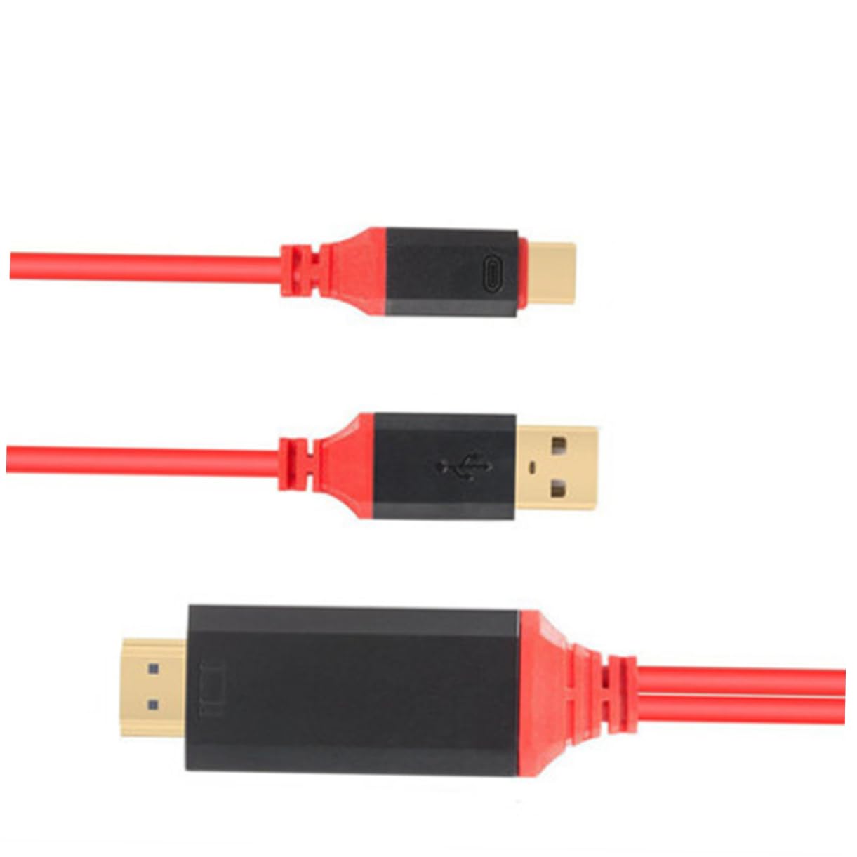 Uonlytech 3piezas Adaptador Cable Usb Tipo c Soporta Resolución Ultra Compatible Note De Usar y
