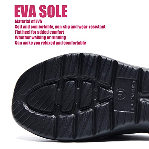 DirraBra Men's Arch Support Orthopedic Slip on Mules,Baotou Backless Plantar Fasciitis Relief Mules Slippers Breathable Outdoor Casual Non-Slip Driving Loafers4