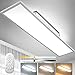 Dimmbar LED 120x30cm Deckenleuchte mit Backlight, 55W Deckenlampe mit Fernbedienung, Deckenpanel Lampe Indirekt Stark Leuchtkraft Licht 2700K-6500K Warmweiß Naturweiß Kaltweiß für Büro Werkstatt Küche