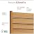 6.1ft H x 3.1ft W (1 Panel) Freestanding or Surface Mounted Enclo Privacy Screen, Wood Fence Screen, Outdoor or Indoor Decorative Privacy Panel, Great for Balcony, Patio, Deck, AZ18031
