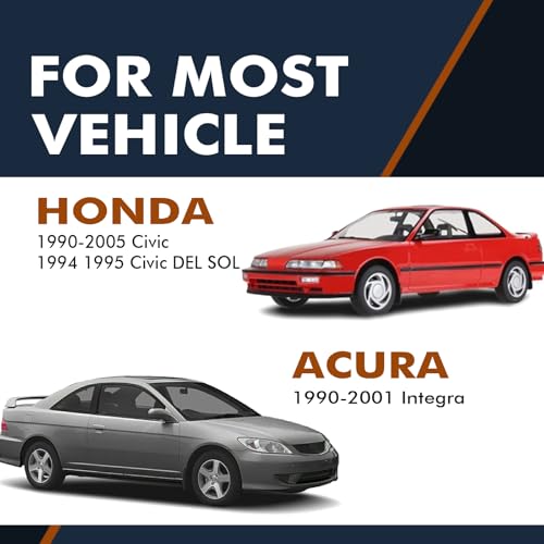 1990-2005 Honda Civic PM Auto Front Drilled Slotted Brake Disc Rotors - Image 3