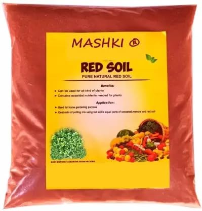 Mashki® RED Garden Soil for Home Gardeninf and Terrace Farming (10)