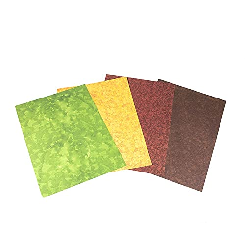 AK-Interactive Leaves Punching Sheet Set (4 pcs, A4 Size) - Model Building Paints and Tools # 8147