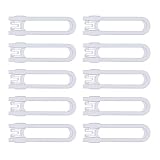 Sliding Cabinet Child Safety Locks-GRANDOTO U Slide Door Locking for Childproof Safe Latch & Baby Pr