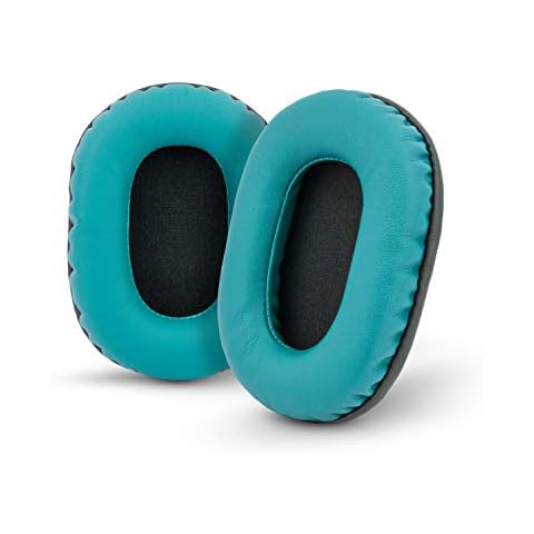 Brainwavz Replacement Earpads for Sony MDR 7506, V6, CD900ST, Memory Foam Ear Pad & Suitable for Other On Ear Headphones, Turquoise Cover
