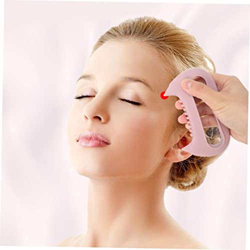 GLEAVI Massageador De Silicone Para Couro Cabeludo Massageador De Mão Massageador De Couro Cabeludo